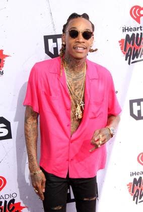 Wiz Khalifa IHEARTRADIO MUSIC AWARDS 2016 - ARRIVALS Los Angeles Michael Heart PicturePerfect