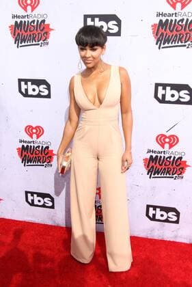 Meagan Good IHEARTRADIO MUSIC AWARDS 2016 - ARRIVALS Los Angeles Michael Heart PicturePerfect