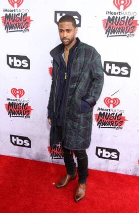 Big Sean IHEARTRADIO MUSIC AWARDS 2016 - ARRIVALS Los Angeles Michael Heart PicturePerfect