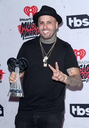 Nicky Jam IHEARTRADIO MUSIC AWARDS 2016 - PRESS ROOM Los Angeles Michael Heart PicturePerfect