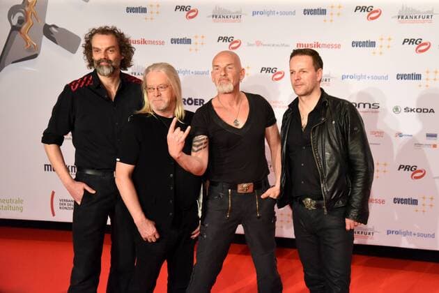 04.04..2016 xmfx Frankfurt am Main, Messe red carpet, Roter Teppich PRG Live Entertainment Award (LEA) 2016 Band Santiano Mitglieder: Axel Stosberg, Peter David Sage, Andreas Fahnert, Hans-Timm Hinrichsen, Björn Both
