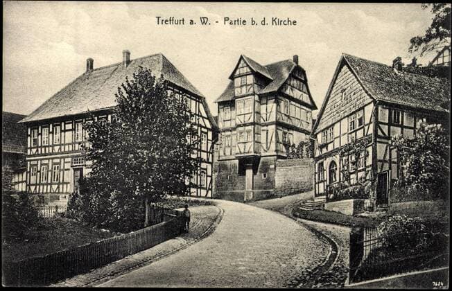 Treffurt an der Werra, Partie bei der Kirche