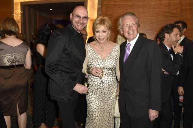 Ralph Morgenstern und Klaus Bresser mit Gattin Evelyn bei der 11. Victress Awards Gala 2016 im Hotel Titanic Chaussee. Berlin, 04.04.2016 Foto:xFredericx xFuturexImage