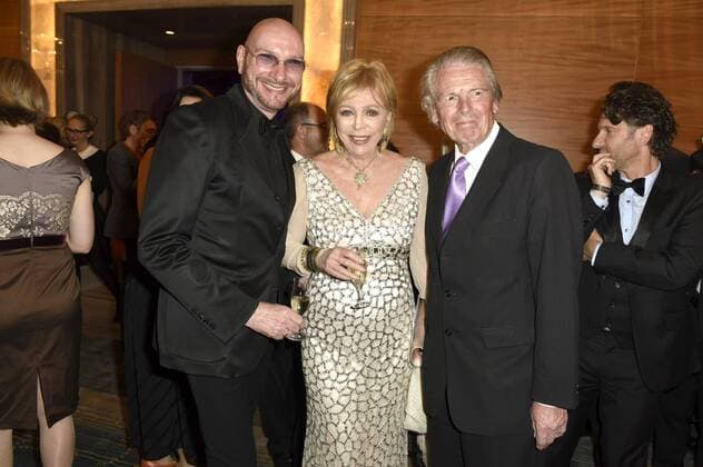 Ralph Morgenstern und Klaus Bresser mit Gattin Evelyn bei der 11. Victress Awards Gala 2016 im Hotel Titanic Chaussee. Berlin, 04.04.2016 Foto:xFredericx xFuturexImage