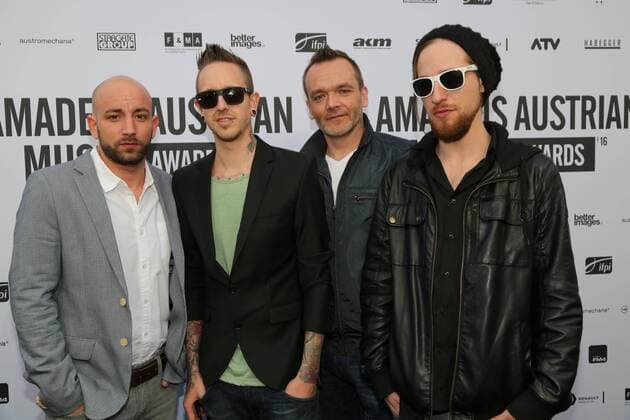 AMADEUS AUSTRIAN MUSIC AWARDS Wien, Volkstheater, 03. 04. 2016 SEILER UND SPEER Christopher SEILER, Bernhard SPEER, Fritz STRBA, Daniel FELLNER