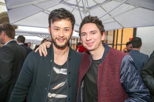 03.04.2016, La Mia, Universal Music GET2GETHER, zum Amadeus Austrian Music Awards 2016, im Bild: Lukas WENDJA Plöchl, Julian Le Play