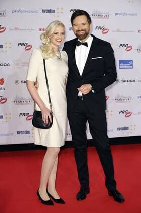 Sarah Knappik und Ingo Nommsen bei der Verleihung des PRG Live Entertainment Award 2016 in der Festhalle Frankfurt. Frankfurt am Main, 04.04.2016 Foto:xS.xGabschx xFuturexImage