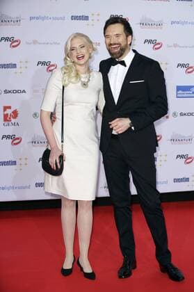Sarah Knappik und Ingo Nommsen bei der Verleihung des PRG Live Entertainment Award 2016 in der Festhalle Frankfurt. Frankfurt am Main, 04.04.2016 Foto:xS.xGabschx xFuturexImage