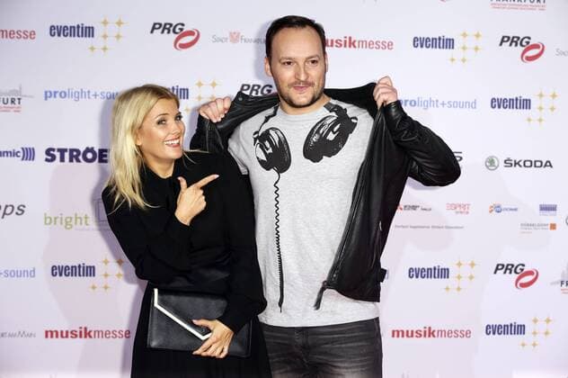 Jennifer Knäble mit Freund Felix Moese bei der Verleihung des PRG Live Entertainment Award 2016 in der Festhalle Frankfurt. Frankfurt am Main, 04.04.2016 Foto:xS.xGabschx xFuturexImage