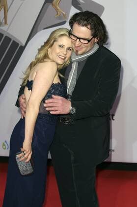 Michaela Schaffrath mit Freund Carlos Anthonyo bei der Verleihung des PRG Live Entertainment Award 2016 in der Festhalle Frankfurt. Frankfurt am Main, 04.04.2016 Foto:xS.xGabschx xFuturexImage