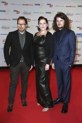 Gleis 8 mit AnNa R. bei der Verleihung des PRG Live Entertainment Award 2016 in der Festhalle Frankfurt. Frankfurt am Main, 04.04.2016 Foto:xS.xGabschx xFuturexImage