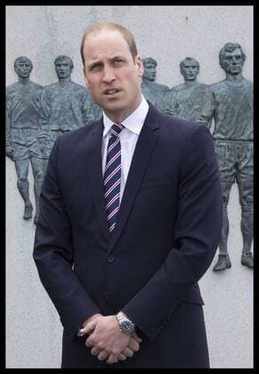 . 06 04 2016. London, United Kingdom. The Duke of Cambridge arriving for a lunch to mark his 10th Anniversary as President of the English Football Association at Wembley Stadium in London.  xStephenxLockx xi-Imagesx IIM-12353-0004