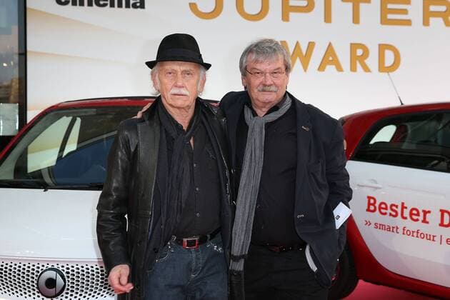 Tilo Prückner und Wolfgang Winkler beim Jupiter Award am 06.04.2016 in Berlin Jupiter Award 2016 in Berlin 