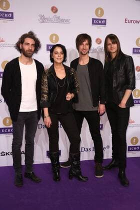 Die Gruppe Silbermond um Sängerin Stefanie Kloß bei der Verleihung vom Echo am 07.04.2016 in Berlin Echo Verleihung 2016 in Berlin 