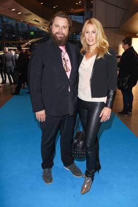 Antoine Monot jr. mit Lebensgefaehrtin Stefanie Sick, Verleihung des Deutschen Computerspielpreis 2016 in der BMW Welt in Muenchen am 07.04.2016
