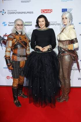 Dorothee Baer, Verleihung des Deutschen Computerspielpreis 2016 in der BMW Welt in Muenchen am 07.04.2016