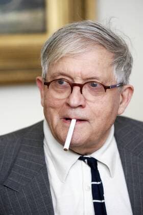 Sept. 7, 2011 - Westminster, London, UK - Image of artist David Hockney at the Royal Academy announcing the opening of a new show David Hockney: A Bigger Picture from January 21 to April 9 Photo credit : Neil Hall LNP  - ZUMAl94_