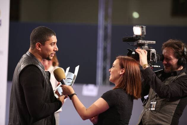 Preisträger Andreas Bourani im Interview bei der Verleihung vom Echo am 07.04.2016 in Berlin Echo Verleihung 2016 in Berlin- Preistraeger Gewinner 