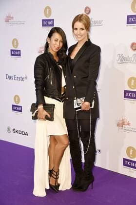 Minh-Khai Phan-Thi und Mareile Höppner bei der 25. Verleihung des Echo 2016 in der Messe Berlin. Berlin, 07.04.2016 Foto:xFredericx xFuturexImage