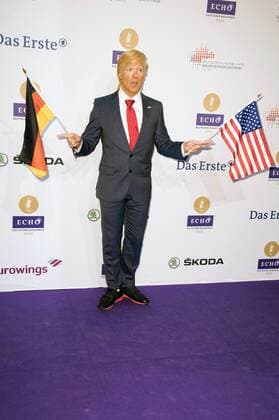 Oliver Pocher als Dnald Trump bei der 25. Verleihung des Echo 2016 in der Messe Berlin. Berlin, 07.04.2016 Foto:xFredericx xFuturexImage
