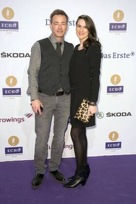Jan Sosniok mit Ehefrau Nadine bei der 25. Verleihung des Echo 2016 in der Messe Berlin. Berlin, 07.04.2016 Foto:xFredericx xFuturexImage