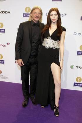Frank Otto und Nathalie Volk bei der 25. Verleihung des Echo 2016 in der Messe Berlin. Berlin, 07.04.2016 Foto:xgbrcix xFuturexImage