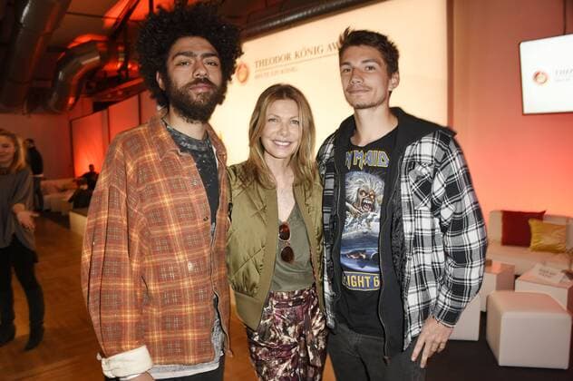 Noah Becker und Ursula Karven mit Sohn Christopher Veres bei der Verleihung des Theodor König Award 2016 im Ellington Hotel. Berlin, 08.04.2016 Foto:xFredericx xFuturexImage