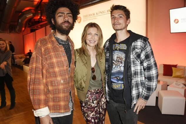Noah Becker und Ursula Karven mit Sohn Christopher Veres bei der Verleihung des Theodor König Award 2016 im Ellington Hotel. Berlin, 08.04.2016 Foto:xFredericx xFuturexImage