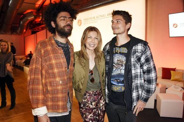 Noah Becker und Ursula Karven mit Sohn Christopher Veres bei der Verleihung des Theodor König Award 2016 im Ellington Hotel. Berlin, 08.04.2016 Foto:xFredericx xFuturexImage