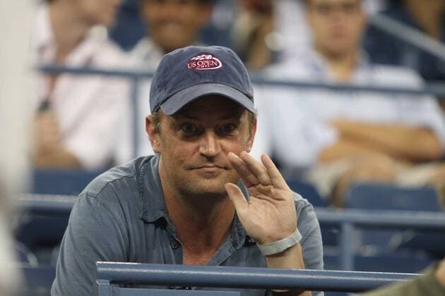 Sept. 11, 2011 - New York, New York, U.S. - MATTHEW PERRY .at Women s singles semifinals US Open tennis.Serena Williams vs Caroline Wozniacki.in Queens 9-10-2011. 2011. - ZUMAba9_