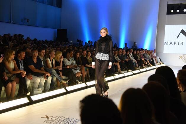Presentation of the new collection of Makis Tselios, famous Greek Fashion designer 19th Athens Xclusive Designers Week, Xporting Greek Fashion, In Athens on April 9., 2016