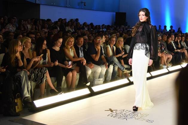 Presentation of the new collection of Makis Tselios, famous Greek Fashion designer 19th Athens Xclusive Designers Week, Xporting Greek Fashion, In Athens on April 9., 2016