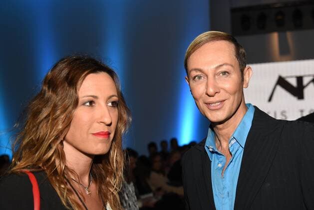 Vassilios Kostetsos famous fashion designer 19th Athens Xclusive Designers Week, Xporting Greek Fashion, In Athens on April 9., 2016