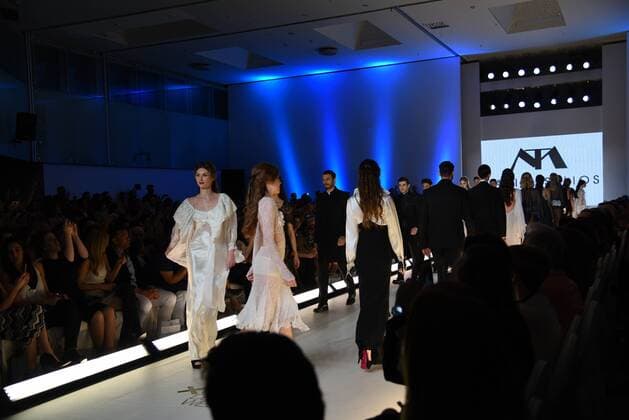 Presentation of the new collection of Makis Tselios, famous Greek Fashion designer 19th Athens Xclusive Designers Week, Xporting Greek Fashion, In Athens on April 9., 2016