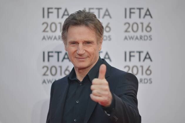 April 9, 2016 - Dublin, Ireland - Liam Neeson, a Northern Irish actor speaks to the media as he arrives for this year edition of the IFTA 2016 Film & Drama Awards, at the Mansion House in Dublin..Dublin, Ireland, on Saturday 9 April 2016. Dublin Ireland  - ZUMAn230