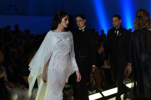 April 9, 2016 - Athens, attica, Greece - Presentation of the new collection of Makis Tselios, famous Greek Fashion designer at 19th Athens Xclusive Designers Week, Xporting Greek Fashion, in Athens on April 9., 2016 Athens Greece  - ZUMAn230
