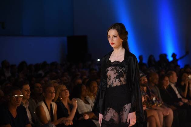 April 9, 2016 - Athens, attica, Greece - Presentation of the new collection of Makis Tselios, famous Greek Fashion designer at 19th Athens Xclusive Designers Week, Xporting Greek Fashion, in Athens on April 9., 2016 Athens Greece  - ZUMAn230