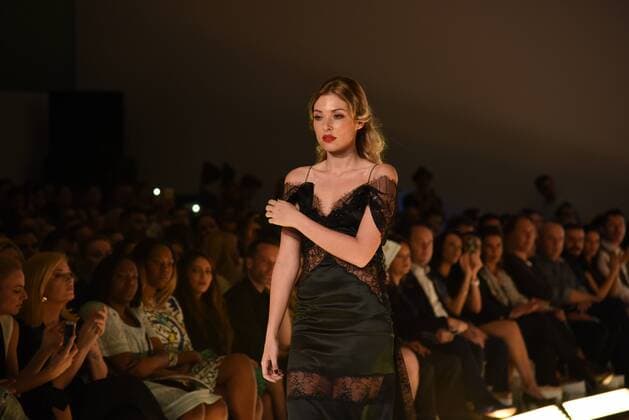 April 9, 2016 - Athens, attica, Greece - Presentation of the new collection of Makis Tselios, famous Greek Fashion designer at 19th Athens Xclusive Designers Week, Xporting Greek Fashion, in Athens on April 9., 2016 Athens Greece  - ZUMAn230