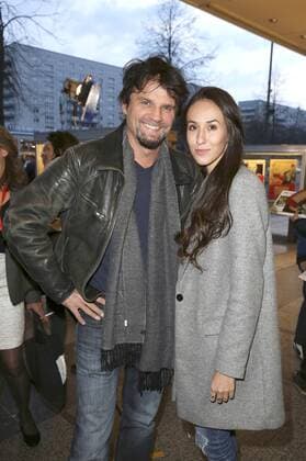 Hans Weingartner mit Renata bei der Eröffnung des Filmfestivals achtung berlin - new berlin film award mit dem Film Mann im Spagat: Pace, Cowboy, Pace im Kino International. Berlin, 13.04.2016 Foto:xS.xGabschx xFuturexImage