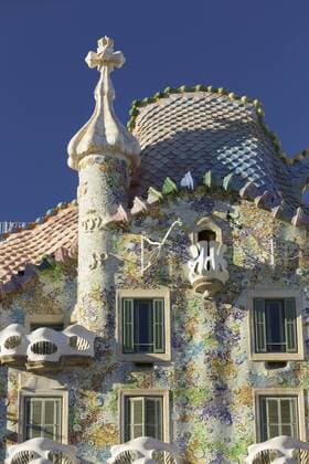 Casa Batllo, Passeig de GrÃ cia, Barcelona, Katalonien, Spanien