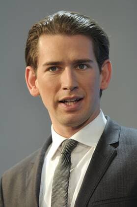 Sebastian Kurz (Aussenminister Oesterreich) ,Einzelbild,angeschnittenes Einzelmotiv,Portraet,Portrait,Porträt.