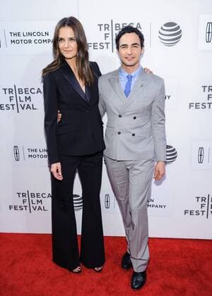 April 15, 2016 - New York, NY, United States - 15 April 2016 - New York, New York- Zac Posen, Katie Holmes. All We Had screening at Tribeca Film Festival 2016. Photo Credit: Mario Santoro AdMedia New York United States - ZUMAa123