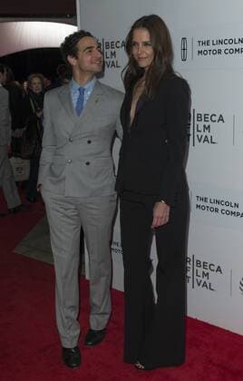 USA: All We Had Premiere at TFF Katie Holmes and Zac Posen attend premiere All we had movie at Tribeca film festival at BMCC .  LevxRadin