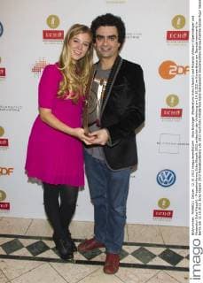Nina Eichinger (Moderatorin Echo Klassik) und Rolando Villazon (Opernsänger und Moderator Echo Klassik) - Pressekonferenz Echo Klassik 2012 anlässlich der Verleihung am 14.10.212 im Konzerthaus am Genadarmenmarkt in Berlin am 12.10.2012. Echo Klassik 2012 Pressekonferenz