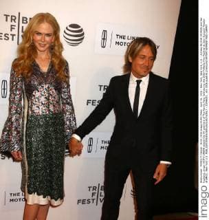 April 16, 2016 - New York, New York, U.S. - Actress NICOLE KIDMAN and her husband, singer KEITH URBAN attend the NY premiere of The Family Fang held during the 2016 TriBeCa Film Festival at John Zuccotti Theater at BMCC. New York U.S. - ZUMAk03_