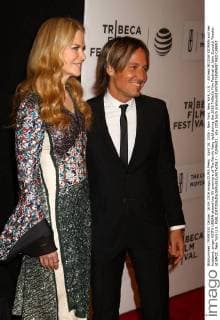 April 16, 2016 - New York, New York, U.S. - Actress NICOLE KIDMAN and her husband, singer KEITH URBAN attend the NY premiere of The Family Fang held during the 2016 TriBeCa Film Festival at John Zuccotti Theater at BMCC. New York U.S. - ZUMAk03_