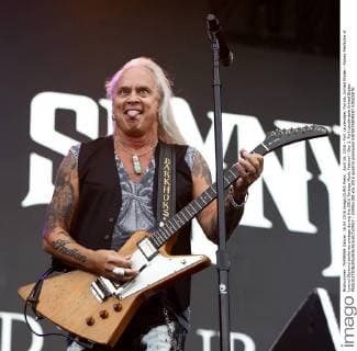 April 16, 2016 - Fort Lauderdale, Florida, United States - Rickey Medlocke of Lynyrd Skynyrd performs onstage during the 2016 Tortuga Music Festival - Day 2. Fort Lauderdale United States - ZUMAw109