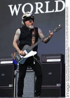 April 16, 2016 - Fort Lauderdale, Florida, United States - Johnny Colt of Lynyrd Skynyrd performs onstage during the 2016 Tortuga Music Festival - Day 2. Fort Lauderdale United States - ZUMAw109