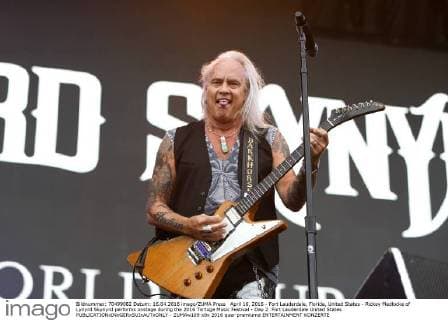 April 16, 2016 - Fort Lauderdale, Florida, United States - Rickey Medlocke of Lynyrd Skynyrd performs onstage during the 2016 Tortuga Music Festival - Day 2. Fort Lauderdale United States - ZUMAw109
