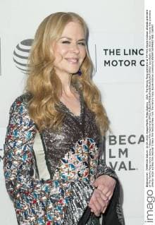 USA: The Family Fang premiere at TFF NYC Nicole Kidman attends premiere of The Family Fang movie during Tribeca Film Festival at BMCC  LevxRadin